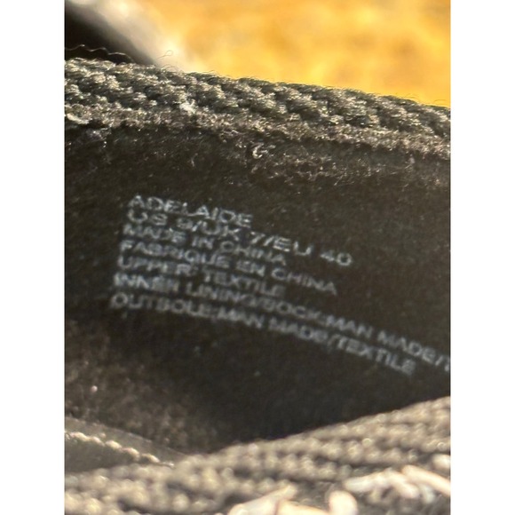 JustFab Adelaide Classic Court Shoes Black White Pointed Toe Pumps Size‎ 9 - Picture 5 of 6